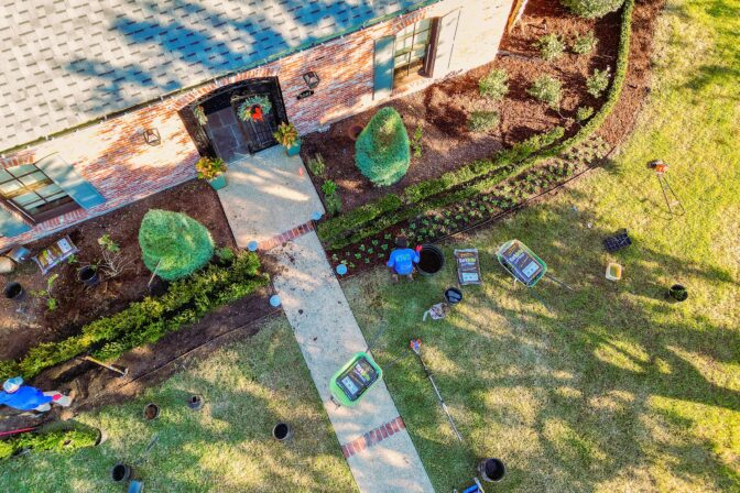 Walkway and landscape design reference